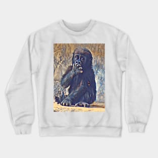 Baby Western Lowland Gorilla Crewneck Sweatshirt